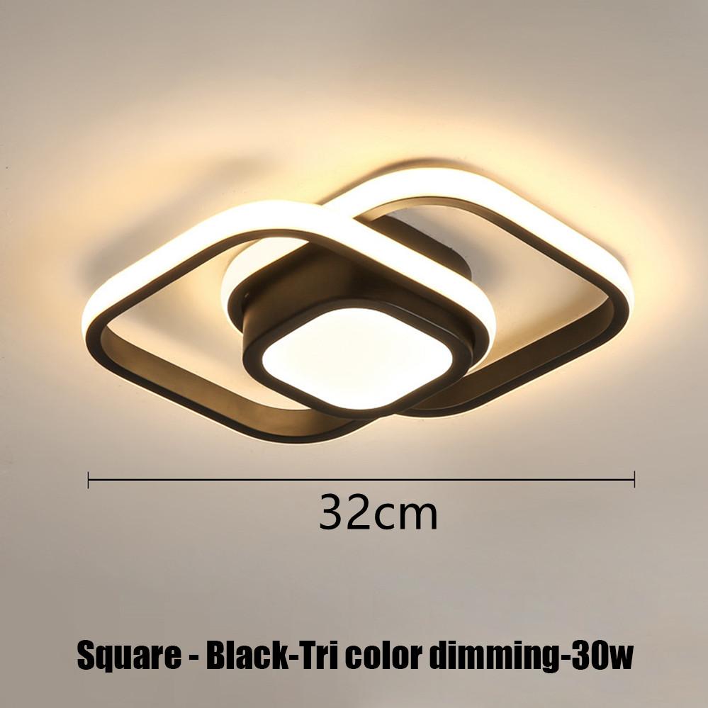Modern LED Aisle Ceiling Lights Nodic Home Lighting Led Surface Mounted for Bedroom Living Room Corridor Light 3-color Lighting