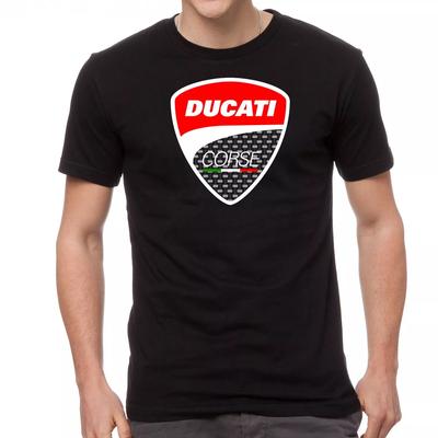 Ducati Biker Logó Robogó FEKETE Póló - 693-