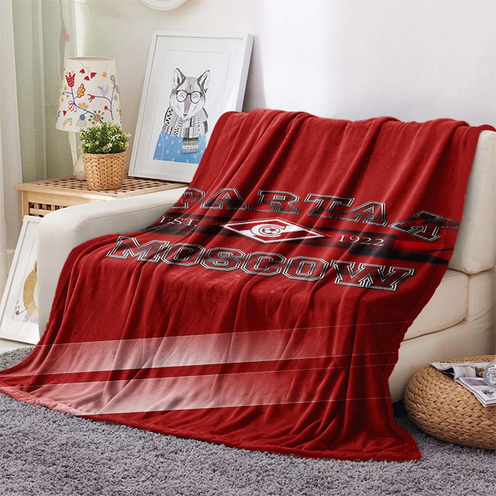 1PC Spartak Moscow Pulse Blanket, High quality Comfortable for All Seasons, Home Decor, Warmth and Comfort