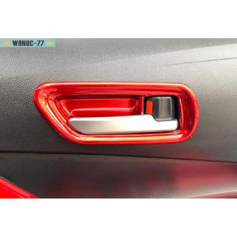 Red Interior Door Bowl Cover Trim Fit For Toyota GR Corolla Hatchback -