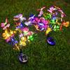 Solar LED Butterfly Flower Light Outdoor Simulation Butterfly Lawn Lamp Garden Waterproof Landscape For Home Christmas Decor