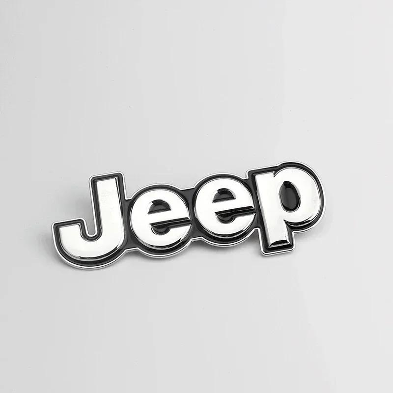 CZY2 Car Body Rear Trunk Emblem Fender Side Badge Stickers for Jeep Wrangler Grand Cherokee Renegade Patriot Rubicon Compass Liberty