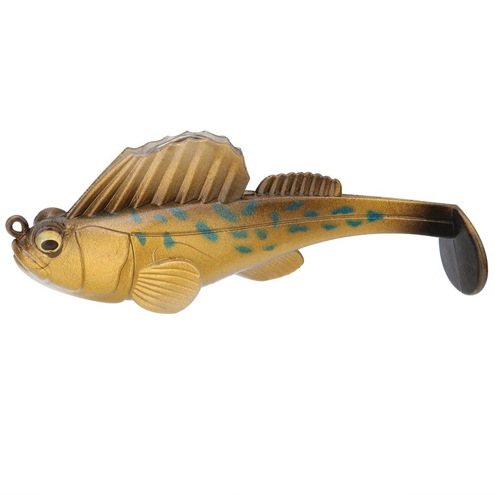 Silica Gel Artificial Bionic Fish Lure Bait Fishing Tackle with Flash Sequins 7CM 14g(SOO622)