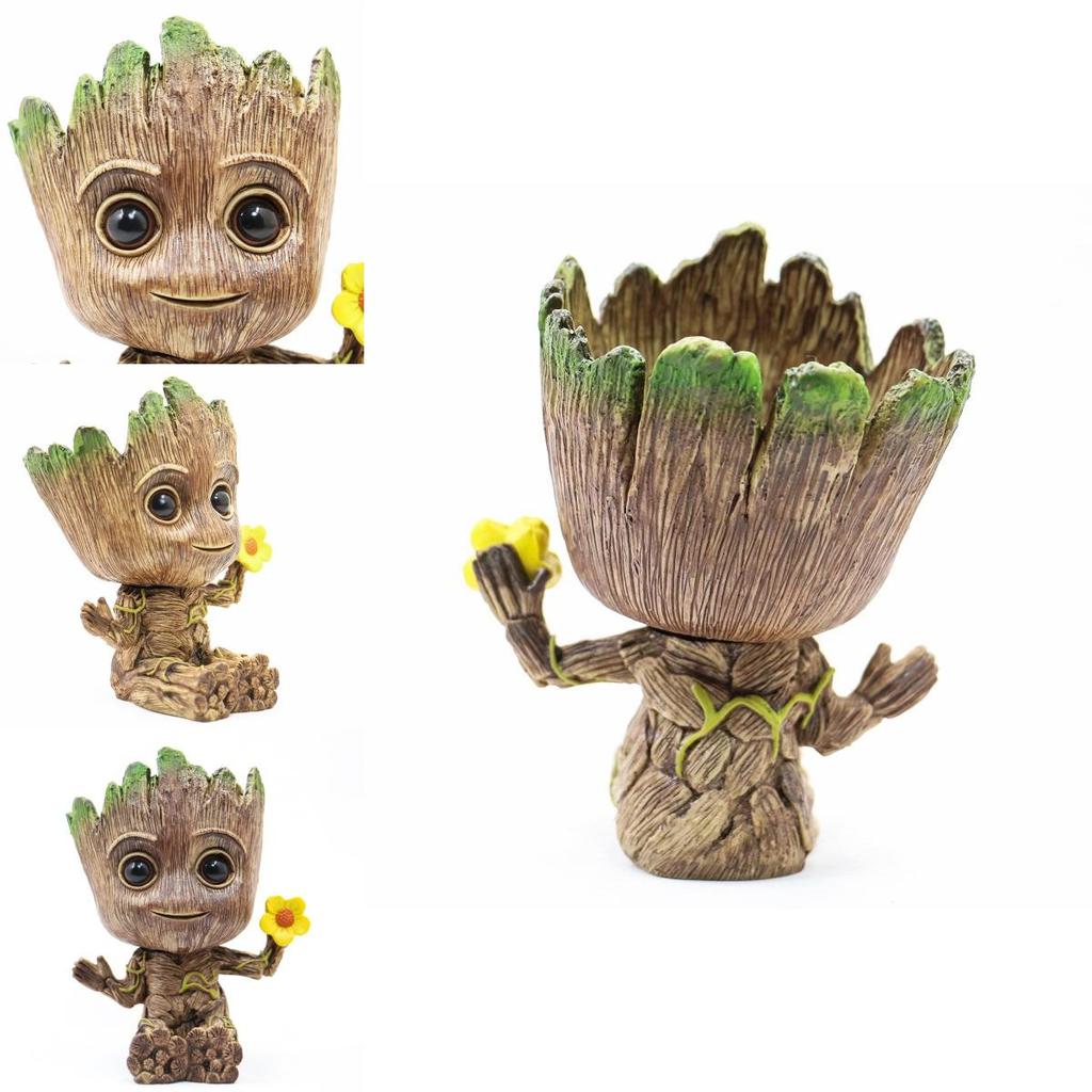 Adorable Guardians Of The Galaxy Baby Groot Tree Man Figure Flowerpot Penpot Kid Toy For Every Fan