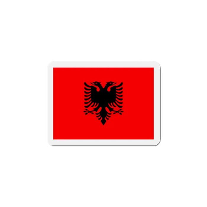 Aimant Drapeau Albanie - Multicolore - 10 cm - 50 pièces - Résine synthétique - Mixte