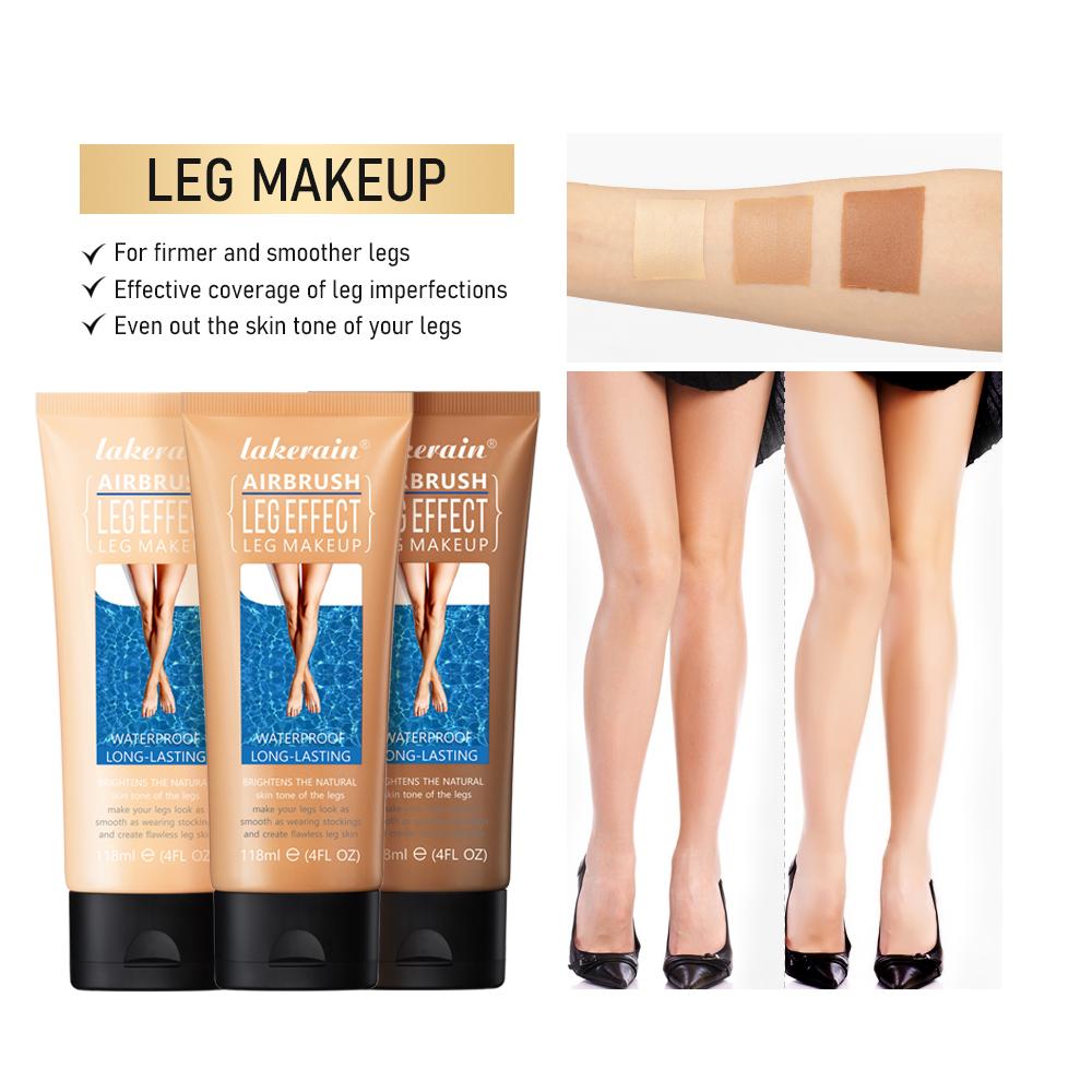 Waterproof Long Lasting Body Foundation, Even Skin Tone Medium Bronze Leg Makeup Body Tanning Cream