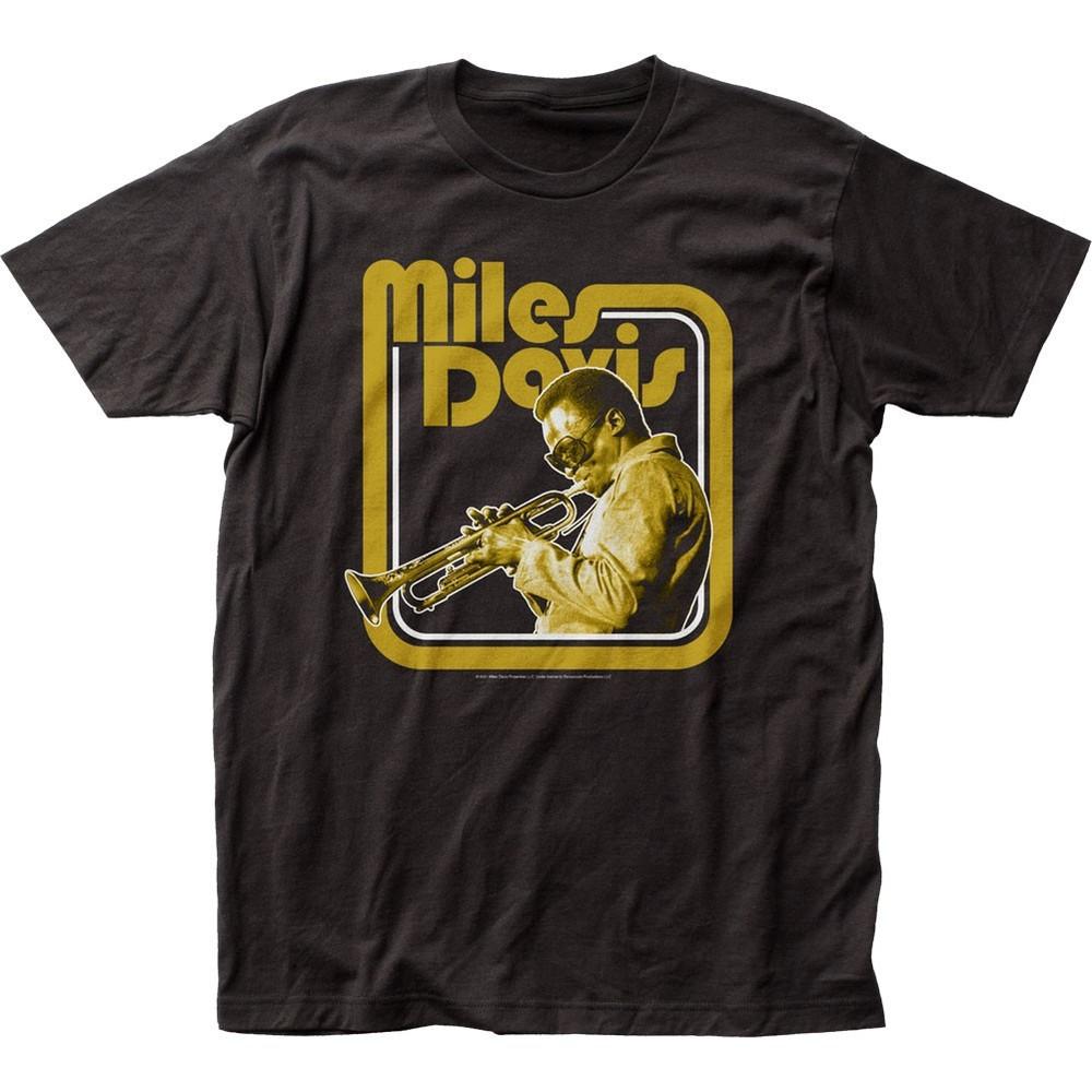 Miles Davis Trumpet Mens T Shirt Music Classic Jazz Blues Band Tee New Black Unisex T-Shirt XL