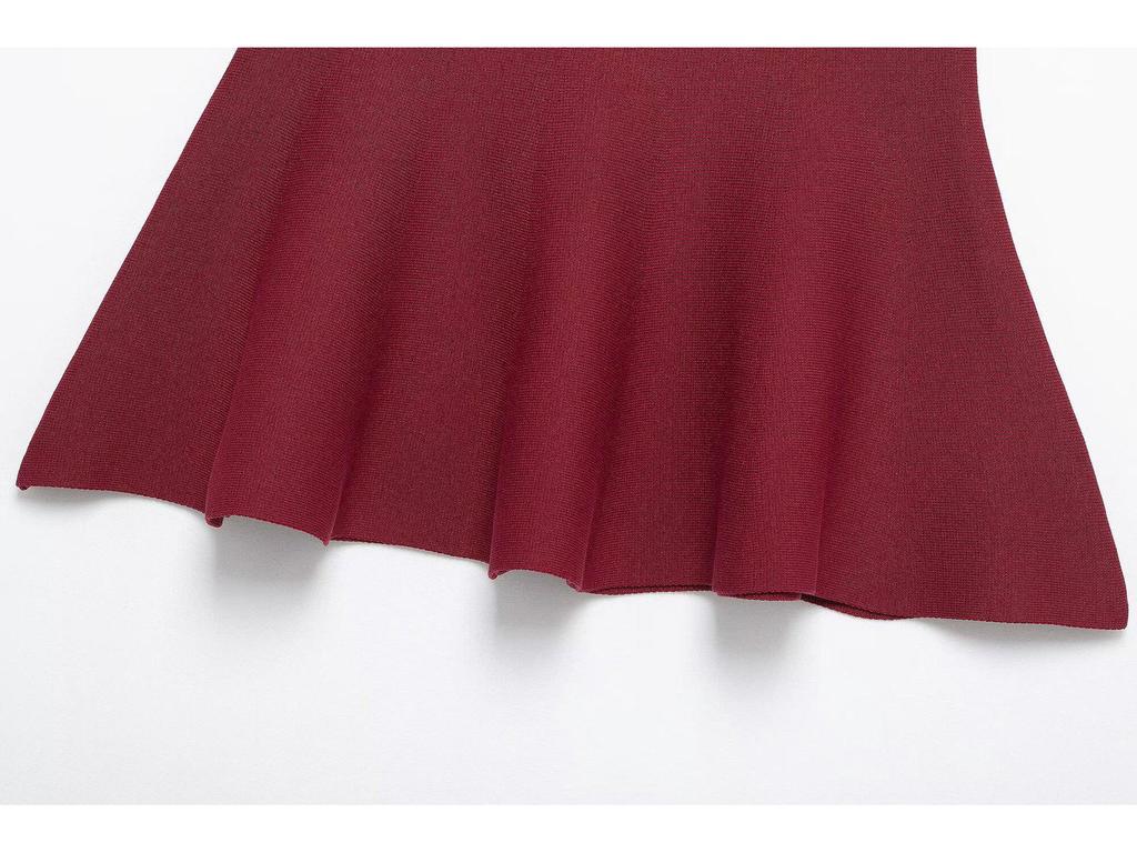 TAOP&ZA Spring/Summer Women's Knitted Top & Skirt Set