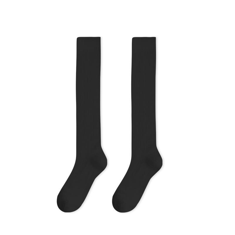 Damen Mesh Lange Socken Kniehohe Strümpfe Mädchen Einfarbig Lange Röhrenbeinsocken