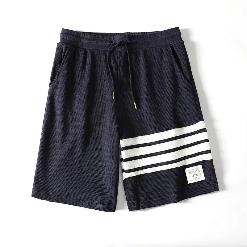 Herren Casual Shorts Frühling und Herbst Einfarbig Sportshorts Mode Fünfviertelhosen Harajuku Locker