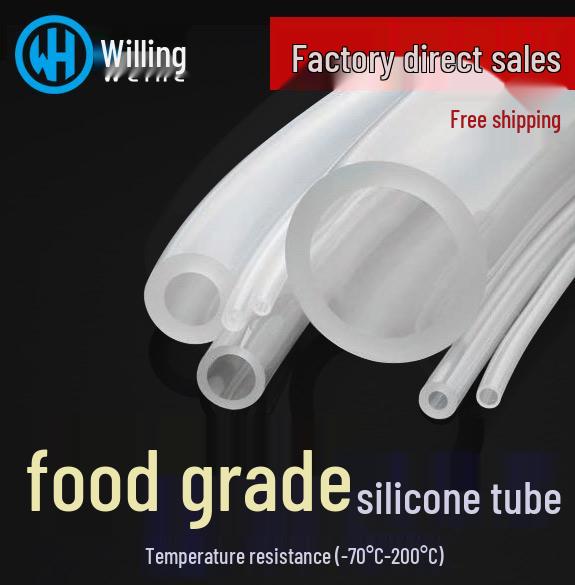 Kleiner Hochtemperaturbeständiger Lebensmittelechter Silikonschlauch - Innendurchmesser 0,3-1