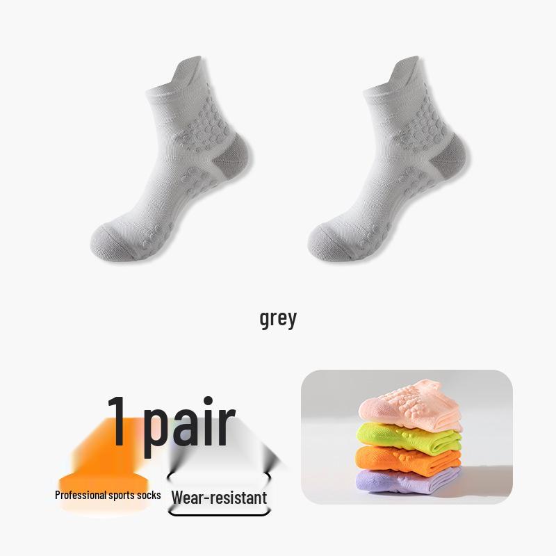 Autumn/Winter Mid-Calf Sports Socks for Couples - Quick-Dry Running, Cycling, Fitness with Massage Soles.