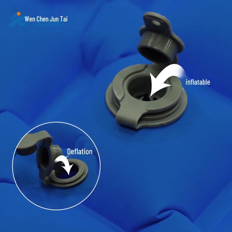 Portable Foot-Press Inflatable Camping Mat