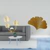 Holiday Decorative Ginkgo Sculpture Bookshelf Ornament for Housewarming Gift And Wall Mounted