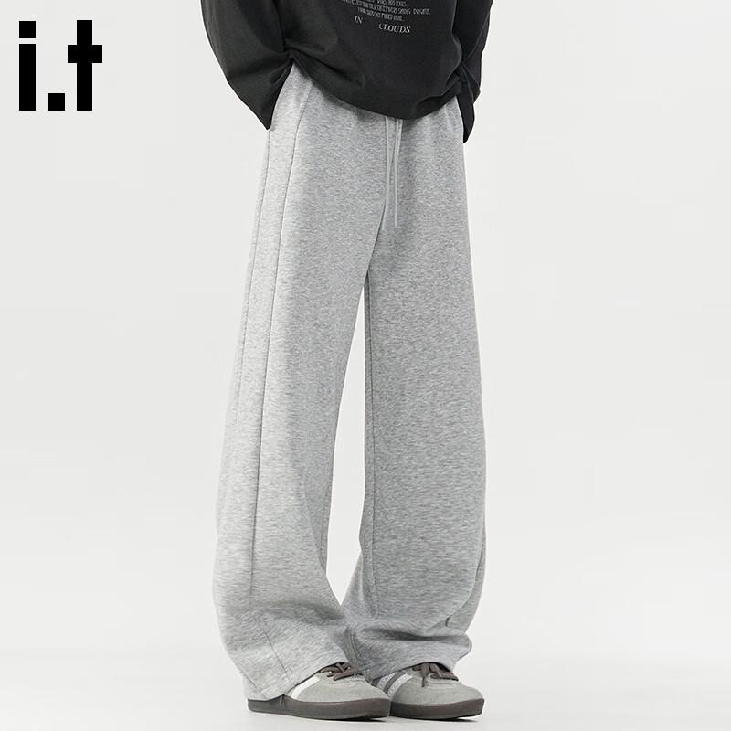 Fingercroxxit Men's Casual Straight-Leg Sweatpants