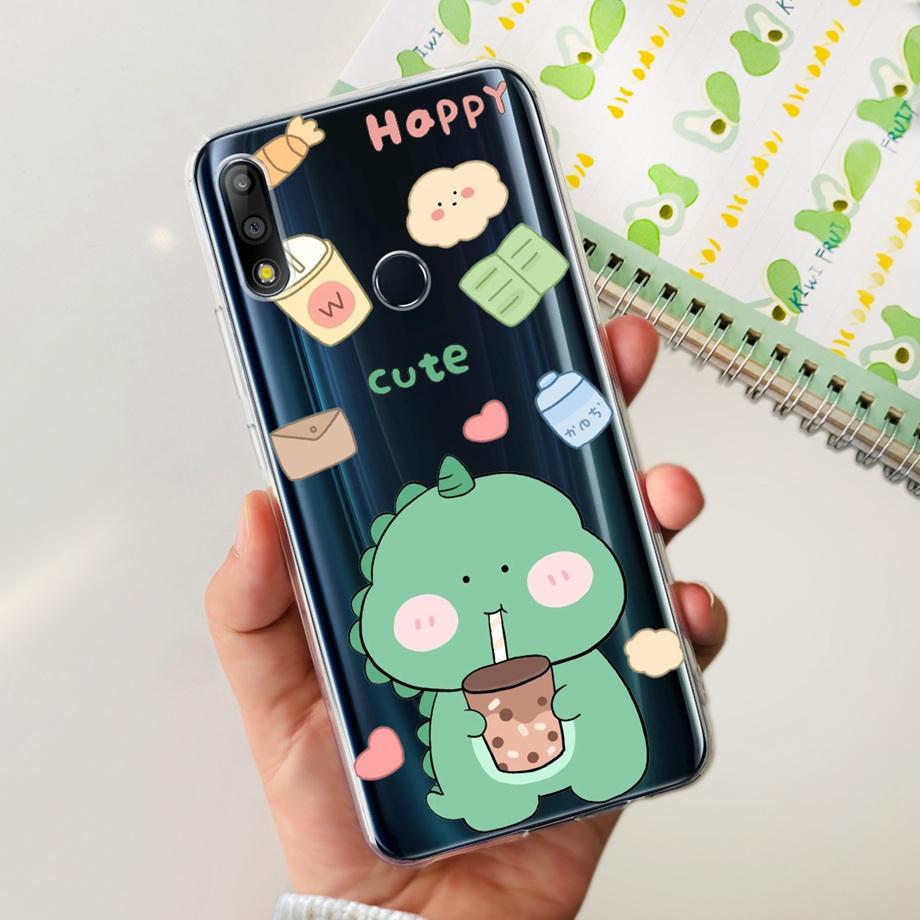 Case for Asus ZenFone Max Pro M2 ZB631KL ZB631KL Capa Soft Silicone Transparent TPU phone Back Mask protecive Cover Jelly Paint