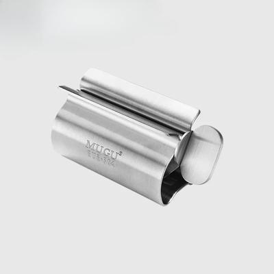 Simple Toothpaste Roller Stainless Steel Toothpaste Tube Cleanser Presser Labor Saving Creative Toothpastes Tube Squeezer