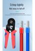 Insulated Wire Connector & Crimping Plier Set: 800/1200/1800 Pcs Tubular Cold-Press Terminals, 6-4A