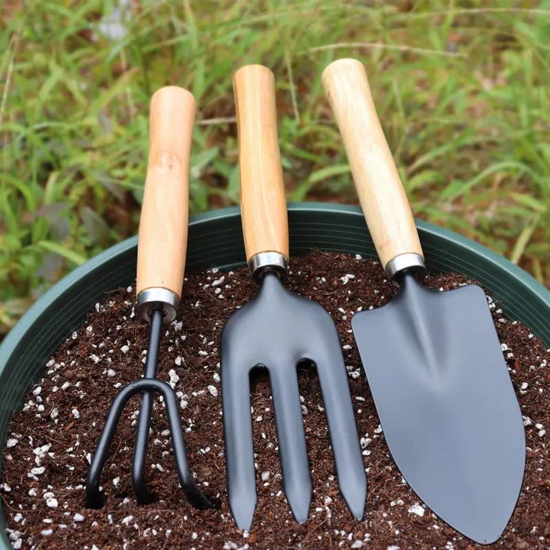 3 pcs Mini Horticultural Potted Plant Tool Plant Floral Planting Tool Multifunctional Household Potted Plant Loosening Soil Tool
