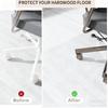 Transparent Chair Mat for Carpets 22 24 26 28 30 32 36 48 Clear PVC Floor Protector Mats, Non-Slip & Odorless Heavy Duty Office Chair Mat for Easy