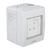 WiFi Smart Socket PC ABS IP55 Waterproof APP Remote Control Power Outlet for Bathroom Outdoor 100