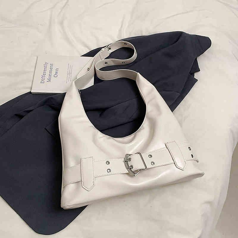 Autumn Winter Red Casual Large Capacity Women's Shoulder Bag Shopping Crossbody Bags New Commuting Vintage Bags