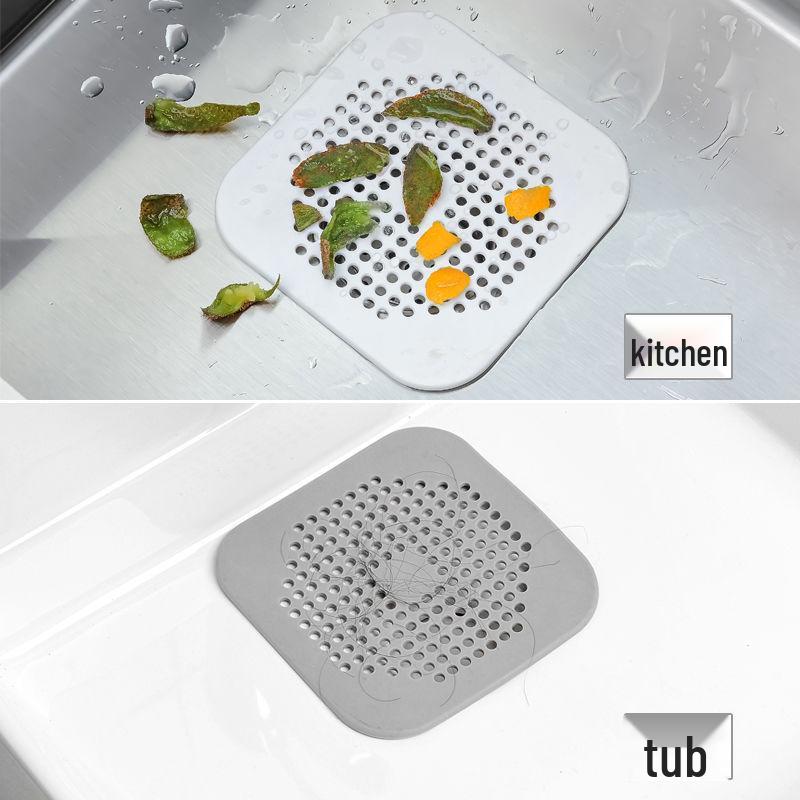 Geruchsdichter Silikon-Haarfänger und Abflussverschluss