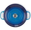 Le Creuset Gourmet Professional Saucepan, Cast Iron, Round, 30 Cm, 3.5 L, Azure (21180302202430)