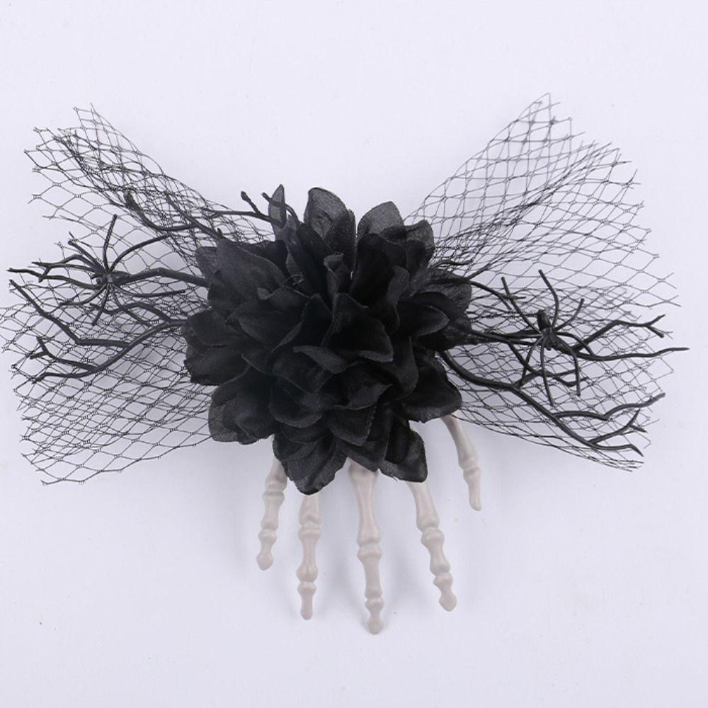 Flower Ghost Claw Hair Clip Cosplay Supply Halloween Headwear  Festival Toys