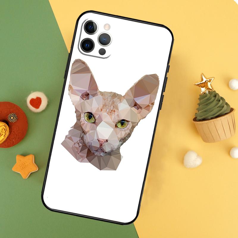 Sphinx Cat Case For iPhone 13 12 Mini 11 14 16 15 Pro Max 7 8 Plus X XR XS Max Back Cover