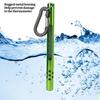 Fly Fishing Water Thermometer Stream Water Temperature Measurement Tools with CarabinerGreen