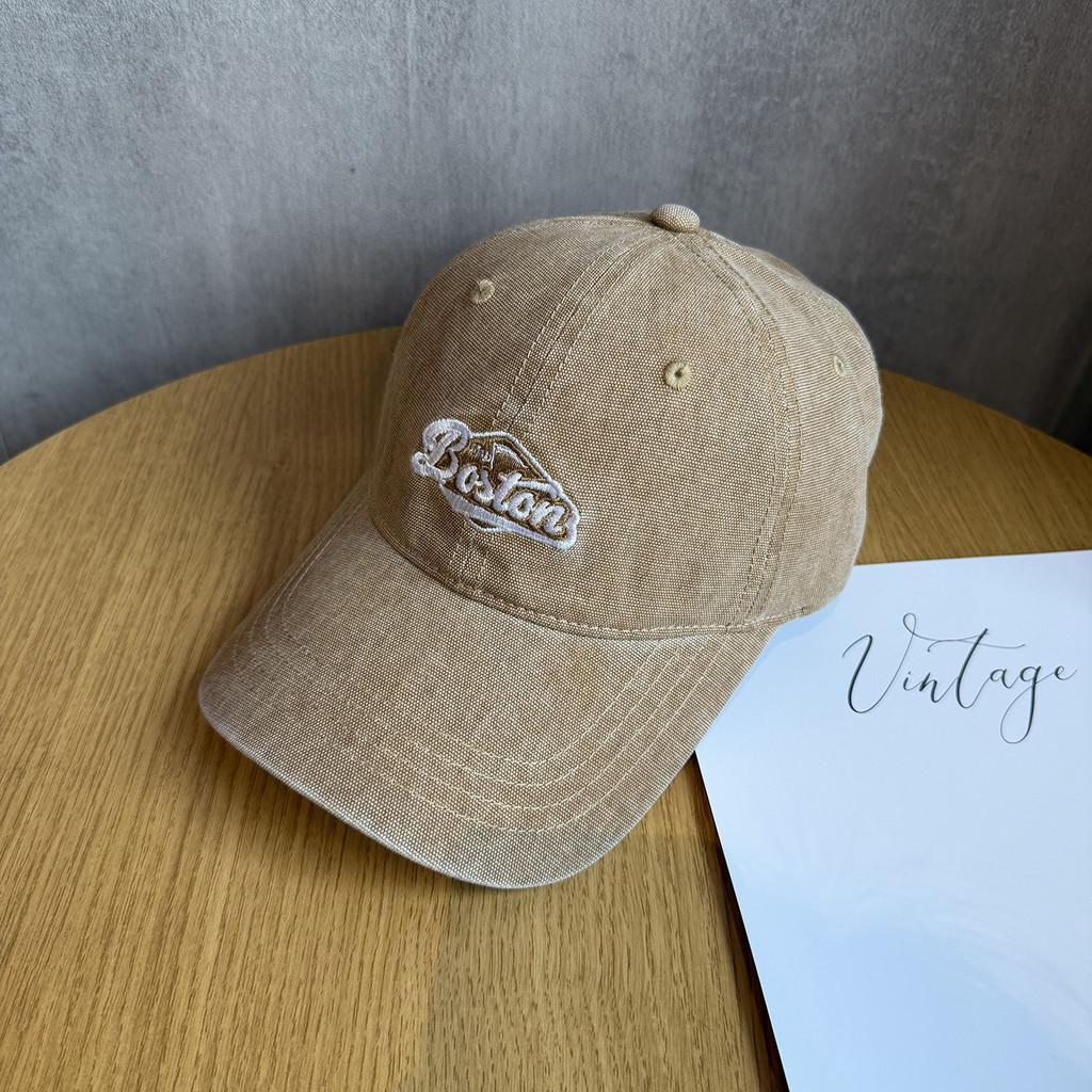 American Fashion Baseball Cap With Embroidered Letters Adjustable Sun Hat For Casual Wear