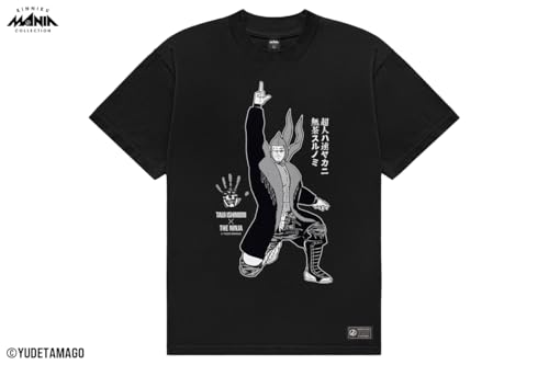 New Japan Pro-Wrestling Kinnikuman Collaboration Taiji Ishimori X The Ninja T-Shirt, Size M, 6832104235