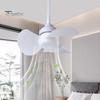 Ceiling Fan Strong Airflow Low Noise 360-Degree Adjustable Simple Installation Bedroom Living Room Air Circulation Fan Accessories