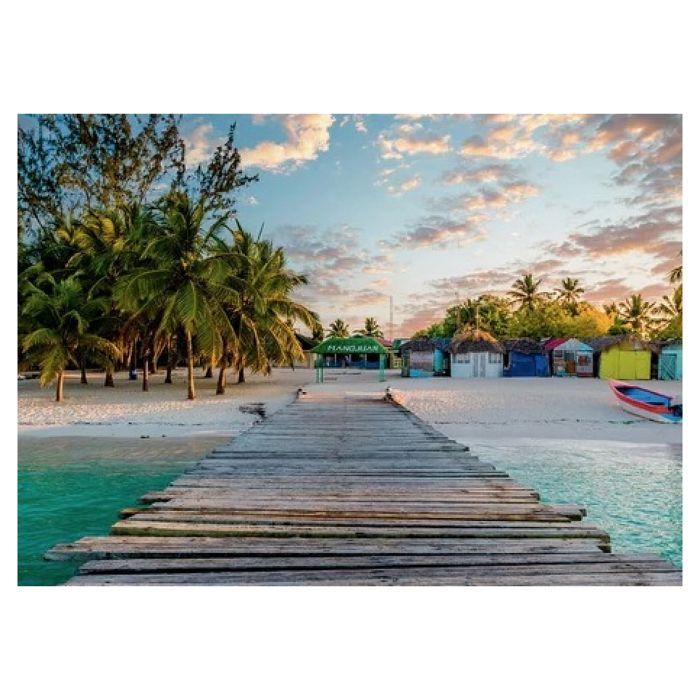 Puzzle 1000 pièces - Ravensburger - Île des Caraïbes - Paysage et nature - Adulte - Garantie 2 ans