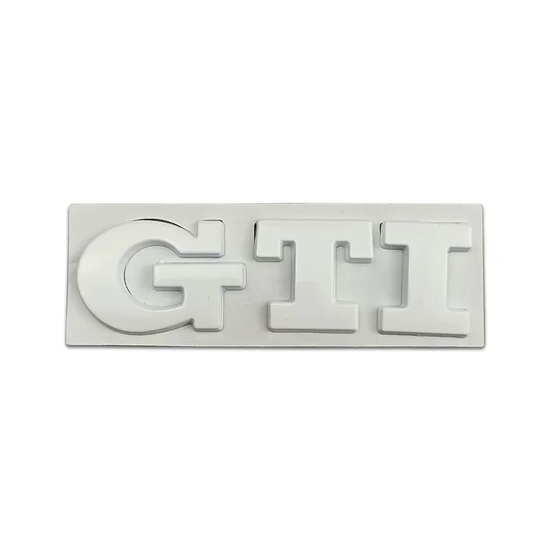 YKPSC1 Metal GTI Logo Car Rear Trunk Emblem Stickers Decals for Volkswagen VW Golf 5 6 7 Polo Jetta Tiguan Passat B5 GTD GTE MK8 Touran
