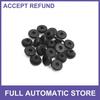 TWENTY 6mm Hole Diameter Black Rubber Shock Absorber Bushings for Car Motorcycle