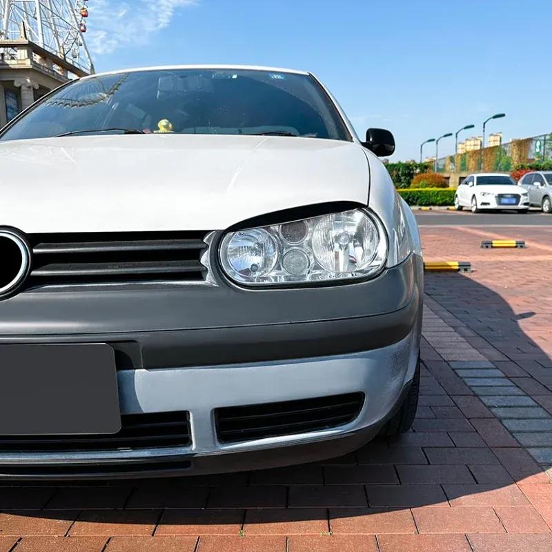 Last Stock Auto Headlight Eyebrow Eyelids Cover Trim Sticker For Volkswagen VW Golf 4 Mk4 GTI TDI SDI R32 1997-2006
