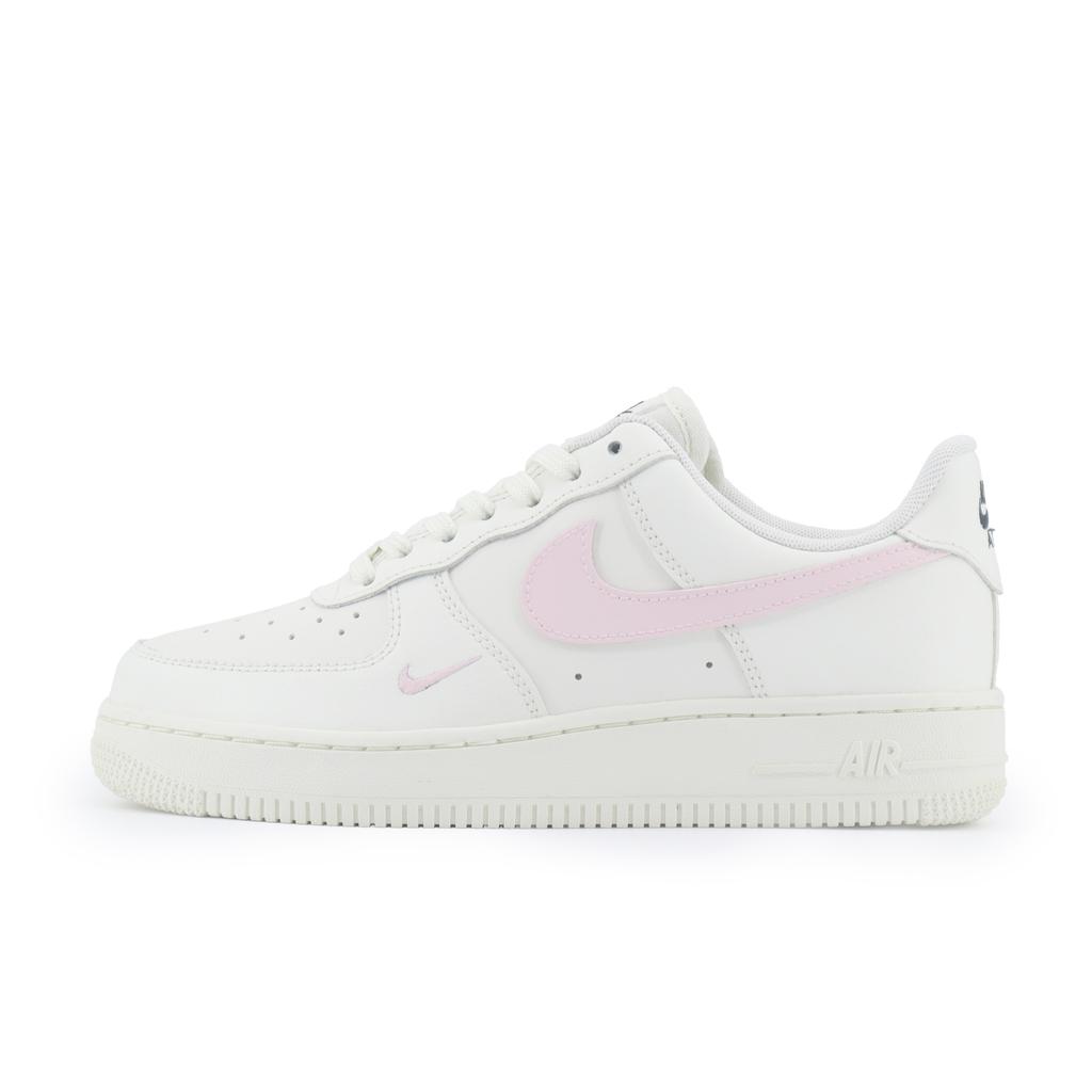 Nike Air Force 1 Double Hook Air Force Abrasion Resistant Lightweight Low top Skateboard Shoes Women's White Pink HF1058-133(Team448-BOX)