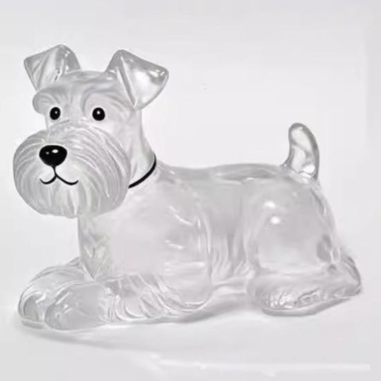 Psí klíčenka Personalizovaná památka na mazlíčka Průhledná akrylová skořápka Corgi Pomeranian Buldok Lehká klíčenka s plemenem psa