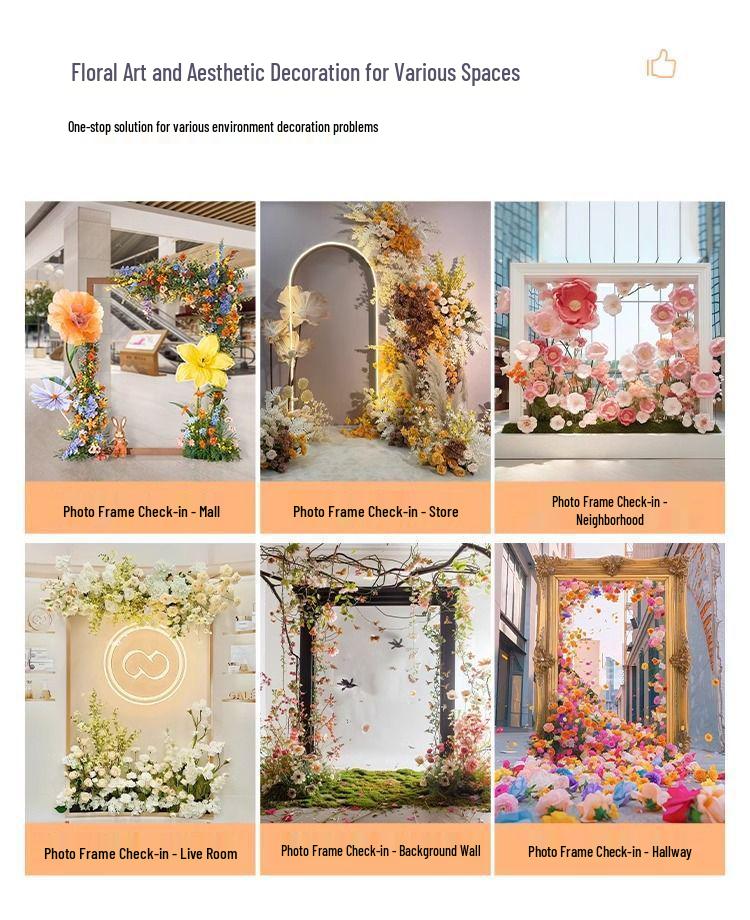 High-Quality Artificial Flowers: Indoor Ornaments for Living Room, Landscaping, Shop Window, or Wedding Decoration