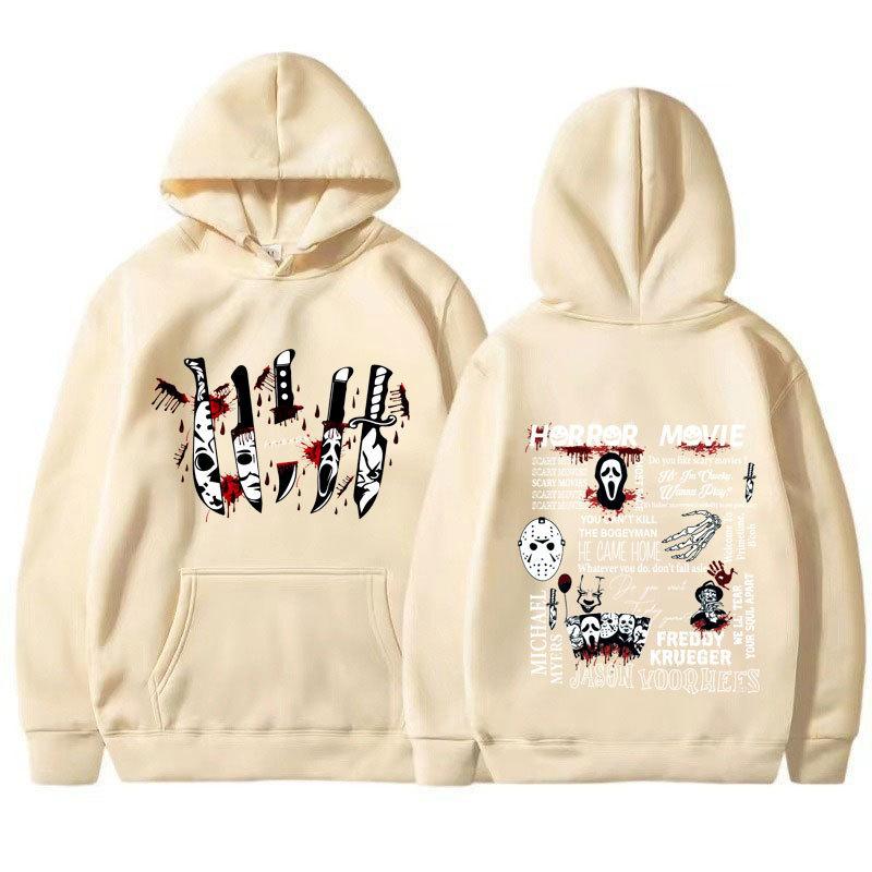 Přátelé Nůž Hororový Film Halloween Mikiny Ležérní Unisex Mikiny