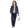 Yuzhaolin Women's Casual Long-Sleeve Tracksuit Set for Middle-Aged & Elderly Y51K057