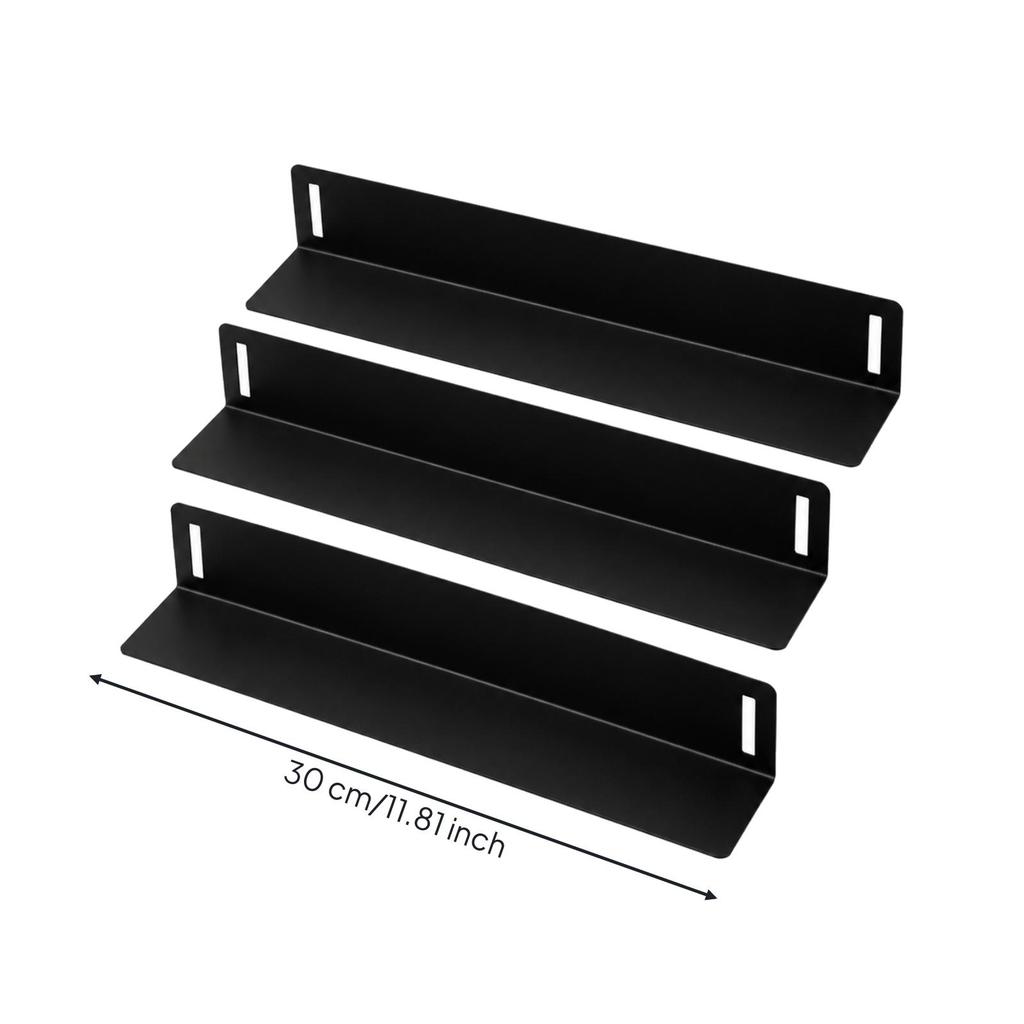3 Pieces Automotive Trunk Divider AntiSlip LShaped Cargo Storage Block with Hook and