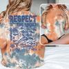 Ocean Animal Vintage Print T Shirt "Respect The Locals" Ocean Beach Series T-Shirts Unisex Unisex Short Sleeve Summer Vibes Tshirts