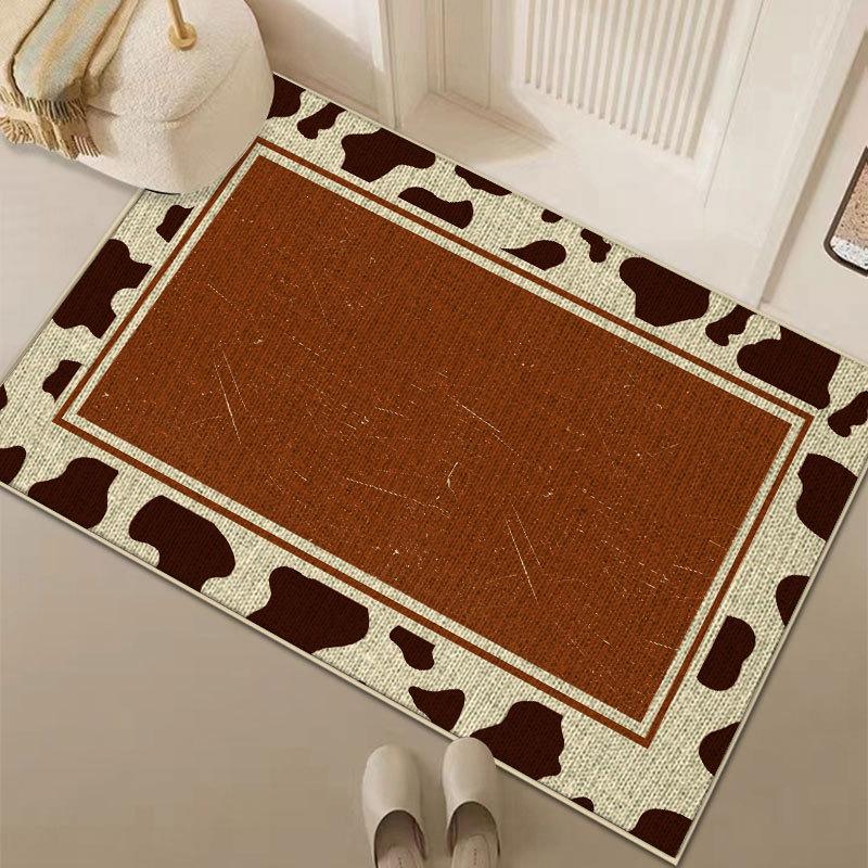 Linen Entry Door Mat Anti Slip Foot Mat At The Entrance Household Kitchen Mat Dirt Resistant Door Mat