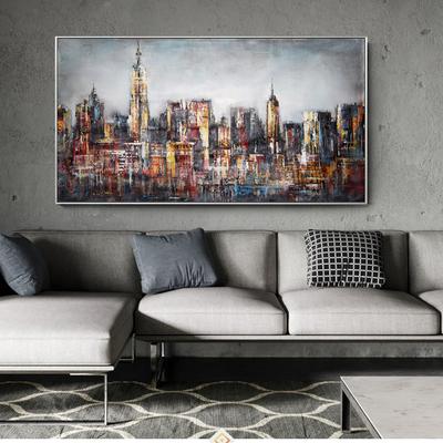 Abstract City Landscape Cavans Painting Modern Posters and Prints Wall Graffiti Art Picture for Living Room Home Decor Cuadros