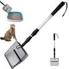 Retractable Chicken Coop Rake Cat Litter Scoop Poop Shovel Garden Tool For Separating Poop And Debris
