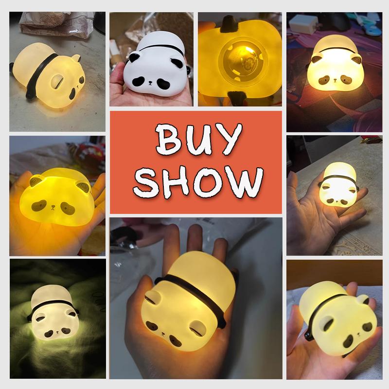 Easter Bunny Light Mini Panda Led Lamp Kawaii Bedside Lamps Festival Gifts Desk Ornament Home Decor Children'S Day Gift