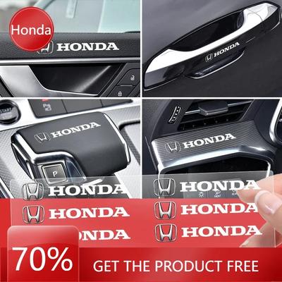 PASSEND Auto Neu Honda 2/5/10 Stück Auto Innenraum Zufällige Aufkleber Auto Lenkrad Emblem Styling Für Honda Civic Accord CRV HRV Fit J
